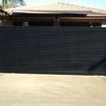 Black Closed Gate — Garage Door in Maroochydore, QLD