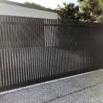Sliding Gate with vertical bars